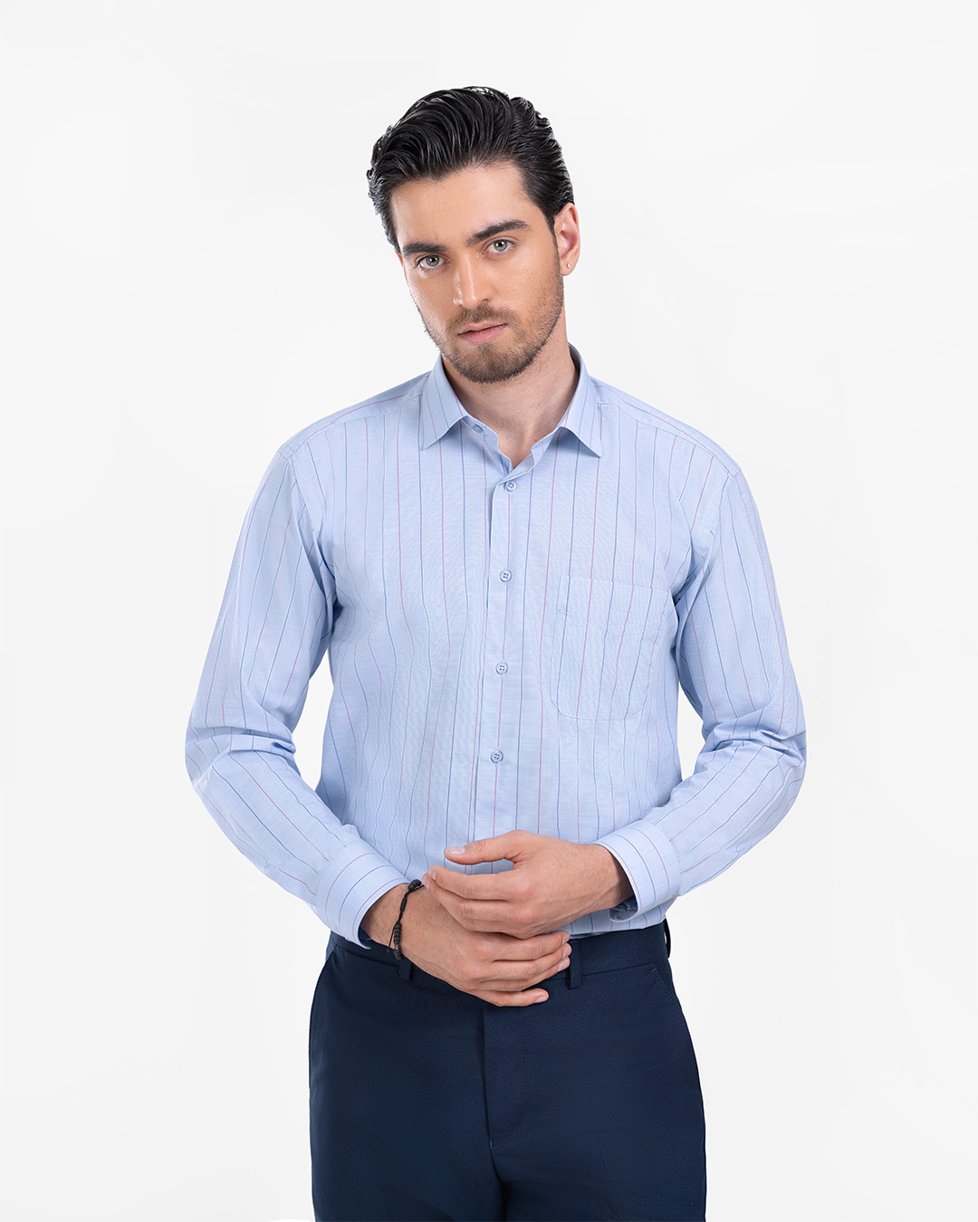 پیراهن مردانه کد 1803 _ آبی